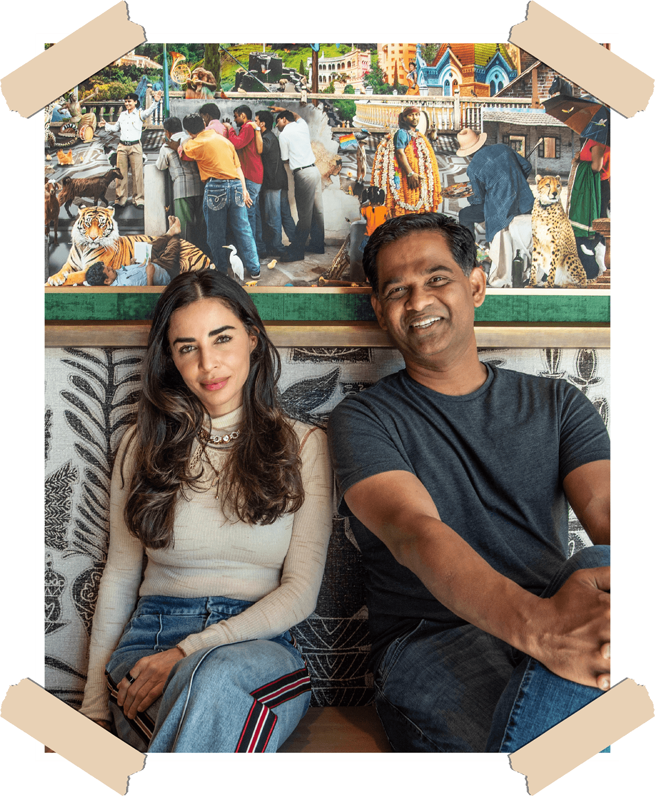 Entrepreneur Ayesha Thapar and chef Srijith Gopinathan